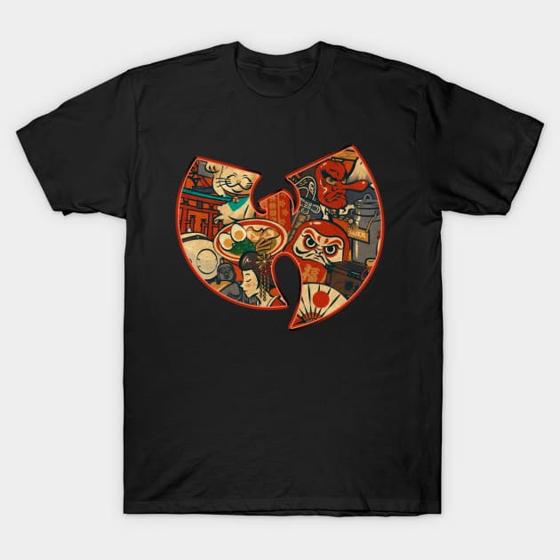 Wutang japanese design T-Shirt by Zhizhi 